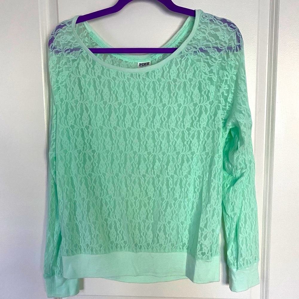 VS PINK Lace Top